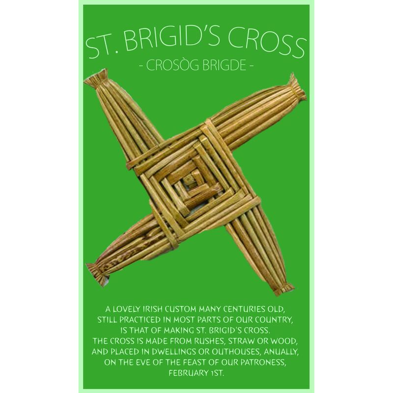 Irish St. Brigid's Cross / Crosog Bridge